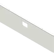 e-hc-xx10-42-ust 22'' BLIND MOUNT BUMPER W/ TOW HOLE ONLY