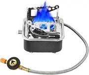 Portable Camping Stove - Foldable Camp Cooking Burner | Multi-functional Lightweight Outdoor Gear, High-Efficiency Backpacking Burner for Disaster Relief Survival