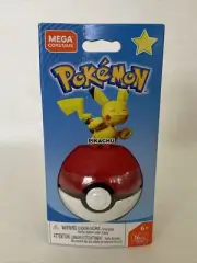 Mega Construx PIKACHU POKEBALL (GFC86) 2018 NEW NRFP