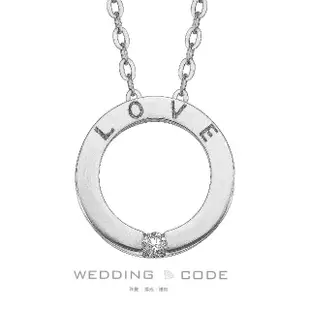 【WEDDING CODE】14K金 鑽石項鍊 N09HP2488(D/VVS1 天然鑽石 母親節 現貨 禮物)