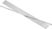 uxcell 6 Pcs Square Steel Key Stock, 3/16" x 3/16" x 12" Cold-Drawn 45# Steel Bars Precision Key Stock for Gearbox Coupling, Silver Tone