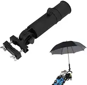 Universal Golf Cart Umbrella Holder, Adjustable Stand for Push Cart, Stroller, Wheelchair, Beach Chair