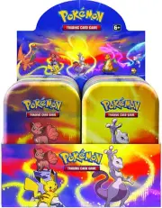 Pokemon TCG Kanto Power Mini Tin Display Box (10 Tins) ENGLISH Sealed