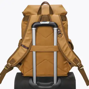 復古防水後背包背包油蠟帆布可掛行李箱套拉桿書包戶外旅行電腦包