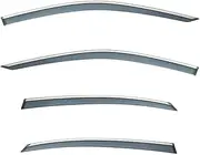 Window Visor Wind for Audi A8l D5/4n 2018-2022 Window Decoration Bright Strip Window Visors Weathershields Wind Rain Guard Shelters