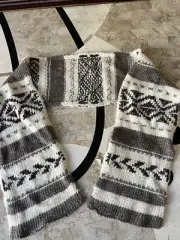 New Unisex Polo Ralph Lauren Denim Supply Alpaca wool blen Indian Scarf one size