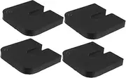 Veemoon 4pcs Vibration Isolator Pads for Air Conditioner Shockproof Base Noise Reduction Slip Rubber Gaskets for Home Units Easy Installation for Quiet Operation
