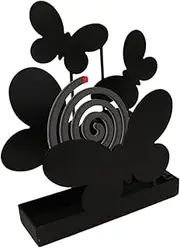 Outdoor Fly Coil Holder | Creative Stainless Steel Coil Holder with Butterflies Design - Portable Lightweight Fly Repeller Supplies for Family, Relatives, Friends