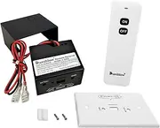 Durablow TL1001 Gas Fire Fireplace Remote Control Kit for Millivolt Valve, IPI Module, Replaces Wall Switch (for ON/Off Latching Solenoid Gas Valve)