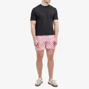 Palm Angels Net Logo Swim Shorts