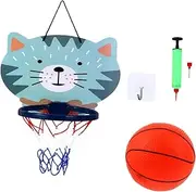 Basketball Stand Backboard Frame Boys and Girls Basketball Hoop Wall Hanging Easy Install Great for Boys and Girls' Birthday Random Color