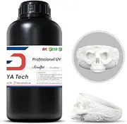 Siraya Tech Sculpt Ultra 3D Printer Resin High Temperature Resolution Resistance LCD UV-Curing Resin for Engineering Jewelry and Industrial Application (Ultra White, 1kg)