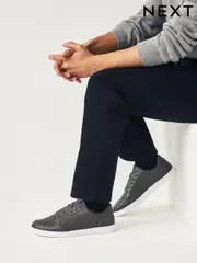 Grey Smart Casual Trainers (647766) | $69