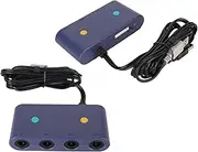 for Gamecube Controller Adapter, 3 in 1 Game Controller Converter for Switch for WiiU PC USB and for OS X with for GC Controller or Wireless for GC Controller