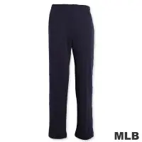 在飛比找Yahoo奇摩購物中心優惠-MLB-純棉縮口印花厚長褲-深藍(男)
