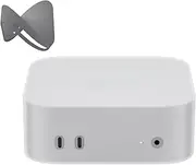 Computer Host Silicone Case for Mac mini M4/M4 Pro Drop-Proof Cover 2024 New Shell Protector Precise Cutout Shock Resistant Protection (Transparent)