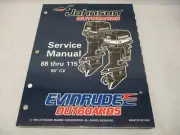 507126 Evinrude Johnson Outboard Service Repair Manual "ED" 88-115 HP 90 CV 1996