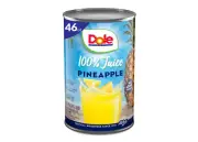 Dole 100% Pineapple Juice, No Added Sugar, Excellent Source of Vitamin 46 Fl Oz