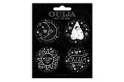 Grindstore Vinyl Ouija Stickers (Pack of 4) (Black/White) (One Size)