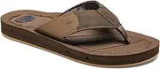 [Cobian] Men’s Draino 3 Water-friendly Synthetic Suede Strap Flip-Flop Sandals