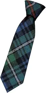 [I LUV LTD] Boys All Wool Tie Woven And Made in Scotland in MacKenzie Ancient Tartan