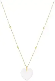 Alex and Ani Crystal Infusion Pendant Necklace Heart