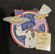 Disney Pin FIGMENT Epcot Chef Norway Norwegian 00083 Artist Proof LE 25 made AP