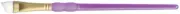 Crafter's Choice White Taklon Angular Brush 1/2" Width
