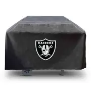 Las Vegas Raiders Large 4 Burner Canvas Grill Barbeque BBQ Cover 68x21x35