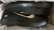 Skechers Women's Microburst One Up Memory Foam Fashion Sneakers Black Size 7