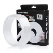 Nano Double Sided Tape Heavy Duty Multipurpose Adhesive Grip Tape Washable Clear