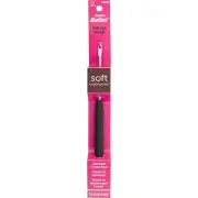 Silvalume Soft Handle Aluminum Crochet Hook 5.5in-Size G6/4mm
