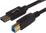 AmazonBasics USB 3.0 Cable - A-Male to B-Male - 6 Feet (1.8 Meters)