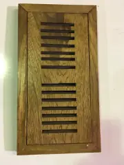 Prefinished Hickory Floor Vent 4 x 10