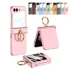 Shockproof Hinge Ring Stand Case w/ Screen Protector For Galaxy Z Flip 6/5/4