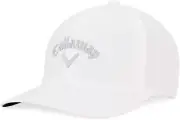 Callaway Golf Stretch Fit Structured Hat/Cap COLOR: White SIZE: S/M