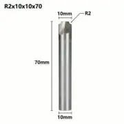 HSS Corner Rounding End Mill R2 Diameter 10mm Milling Cutter CNC Router Bits