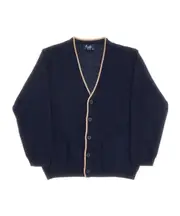 V-neck wool cardigan 10Y Black