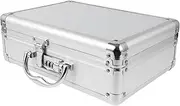 OHPHCALL Ol Storage Box Organizer Metal Tool Case Briefcase Design Sturdy for Car Home and Airplane