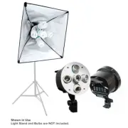LSP 24"x24" / 60x60cm Photo Video Studio Lambency Shade 5-Lamp Socket Softbox