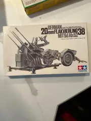 Tamiya Military Miniatures German 20mm Flakvierling38 MITSd.AH.52 1/35 scale