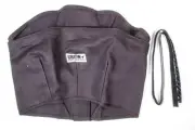 Crow Enterprizes Helmet Skirt - Hook & Loop Attachment - Nomex - Black