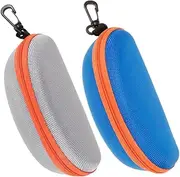 [VERDANVERSE] Eva Goggle Storage Box 2pcs Sunglass Holder for Swimmers Daily Glasses Compact Durable