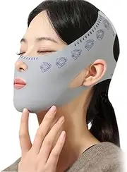 V-Line Face Lifting Tape Reusable V Face Bandage Shaper Women Facial Slimming Lift Up Belt Sleeping Mask Reduce Double Chin Depuffing and Skin Tightening