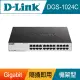 D-Link友訊 DGS-1024C 非網管節能型 24埠10/100/1000BASE-T 超高速乙太網路交換器