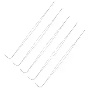 5PCS Big Eye Curved Beading Needles Stainless Steel Sewing Needles DIY Making