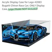 Bugatti Chiron Acrylic Display Case For Lego 42083