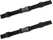 2 Pcs Backpack Chest Strap Adjustable Chest Strap for Backpack with Clip Quick Release Backpack Sternum Strap Chest Belt for Hiking Jogging Biking, Black, One size