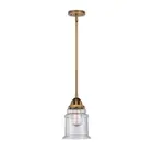 Innovations Canton 1 Light 6" Mini Pendant, BB/Seeded - 288-1S-BB-G184