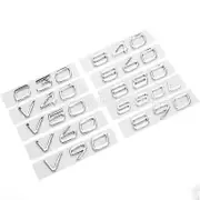 3d ABS Letters Car Trunk Emblem Badge For C30 V40 V50 V60 V90 S40 S60 S80 S90 XC40 XC60 XC90 T5 T6 Logo Accessories Chrome B6